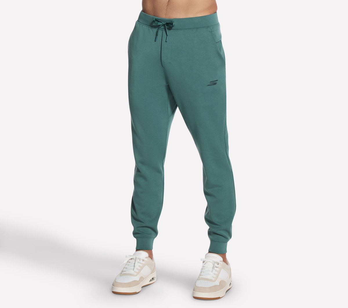 Skechers Cozy Luxe Elevate Jogger em Carvão/Navy Blue, Tamanho 3XL