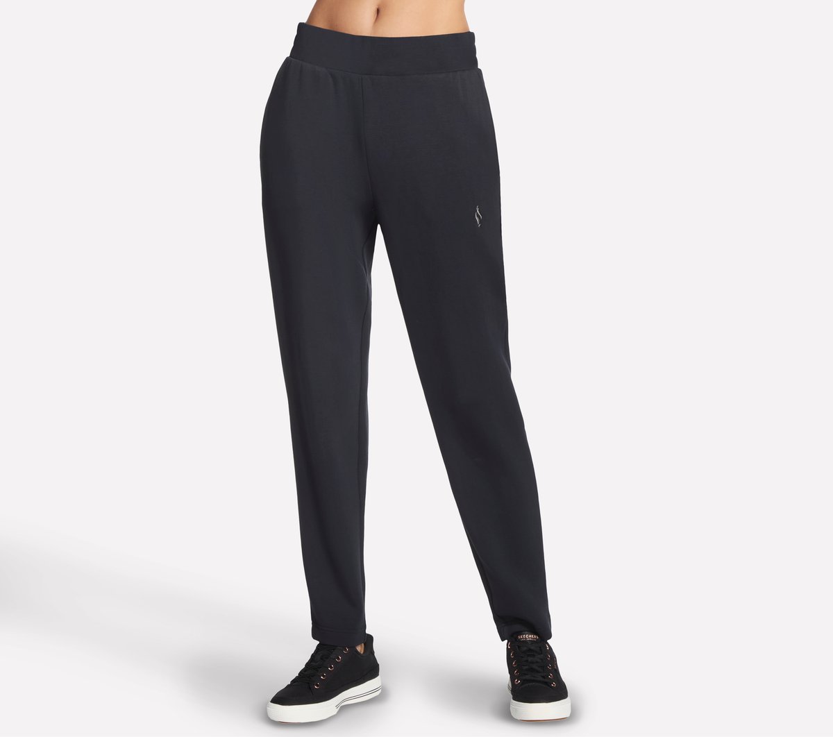 Skechers Dames Slip-ins Cozy Luxe broek CM Zwart, Maat XS