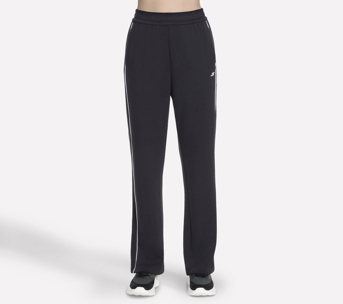 Skechers Dames Cozy Luxe Track broek CM Zwart, Maat XS