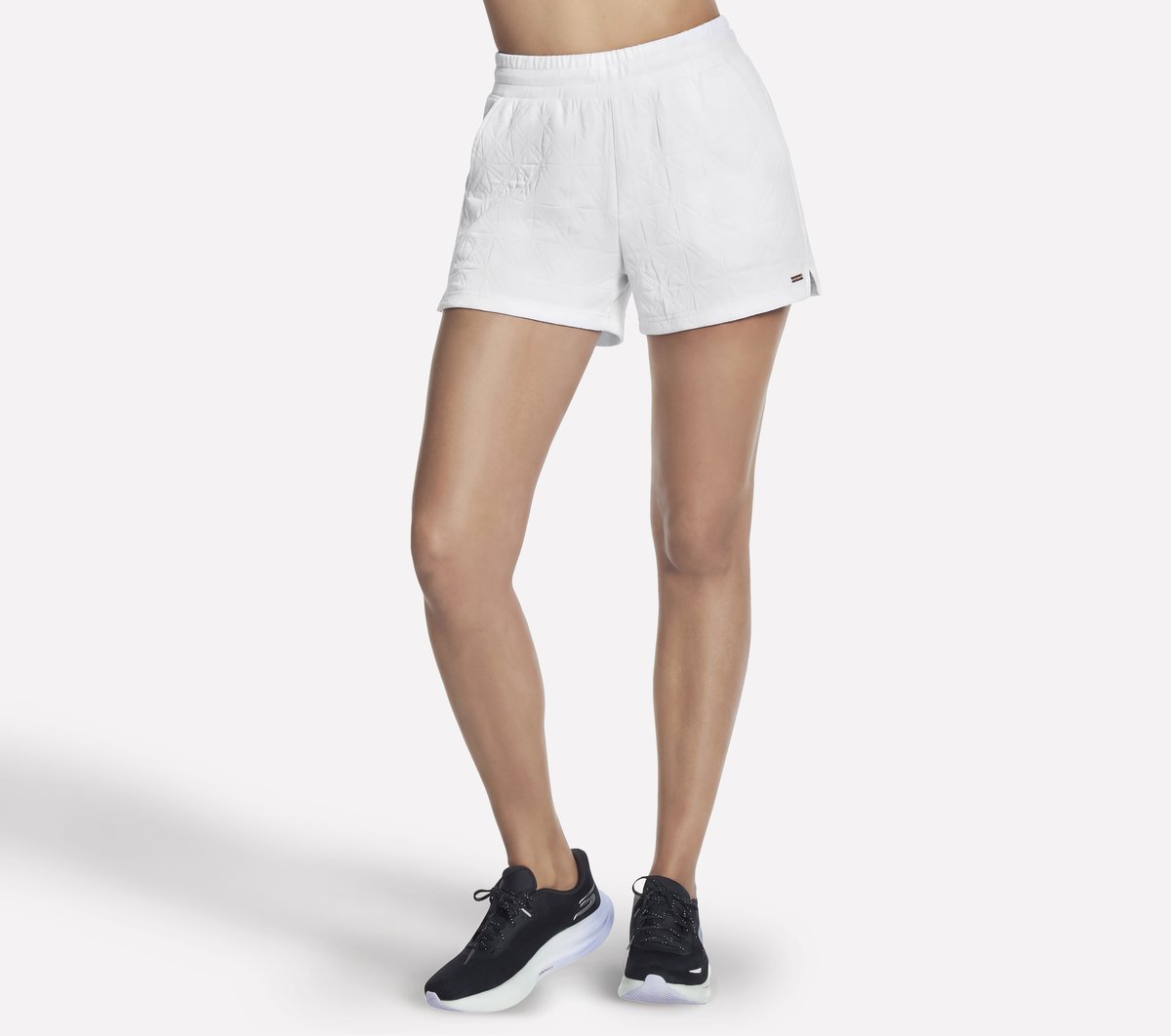 Skechers Dames GO WALK Cozy Fit Diamond 4 Inch kort CM Zwart, Maat XS