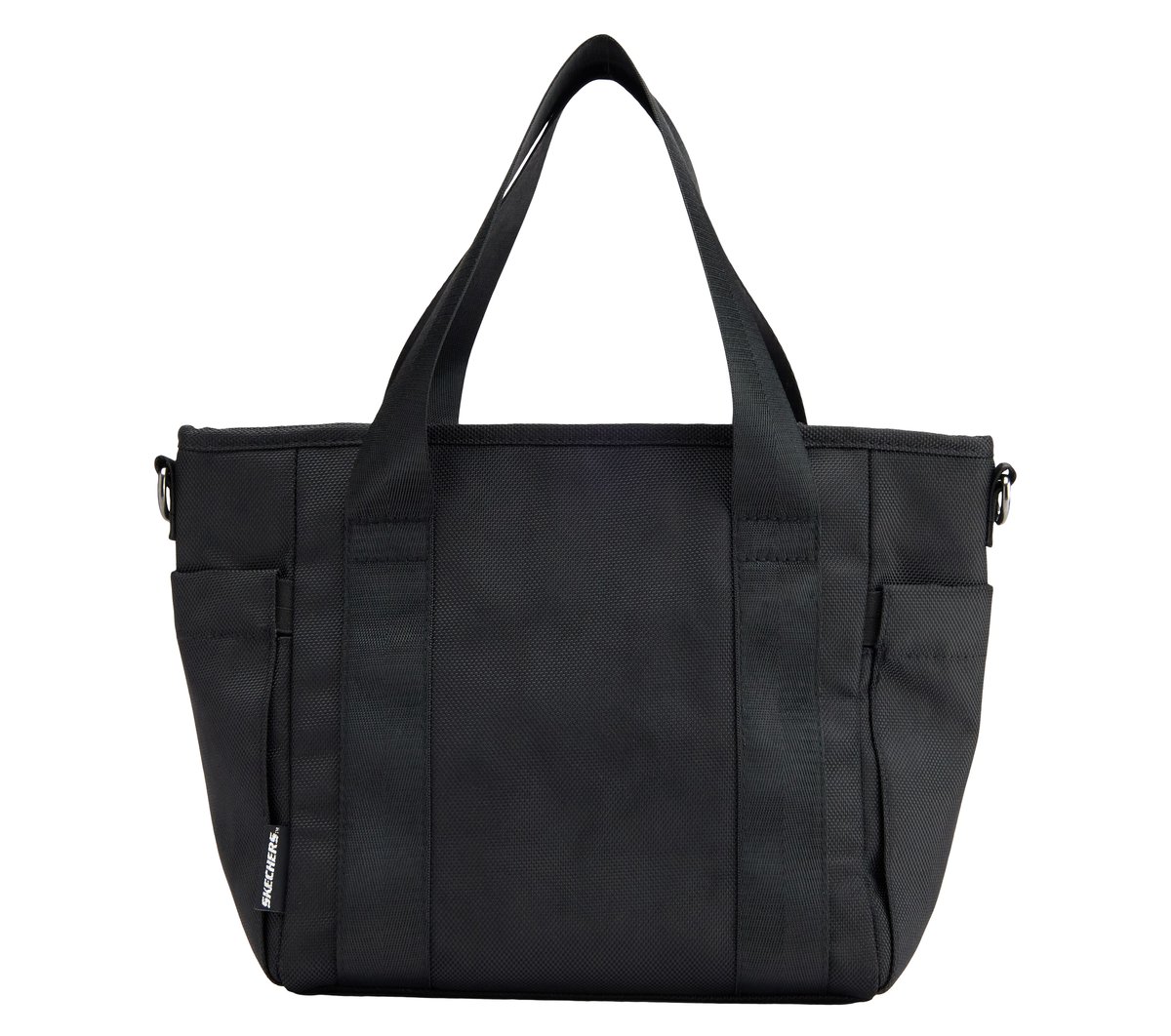 Rhinestone Pocket Tote - BLACK