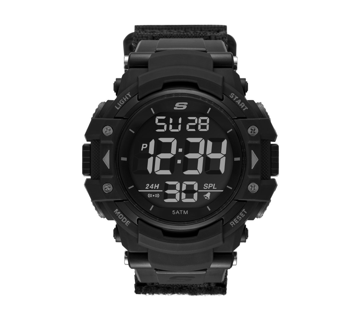 Skechers Heren Keats Digital horloge CM Zwart