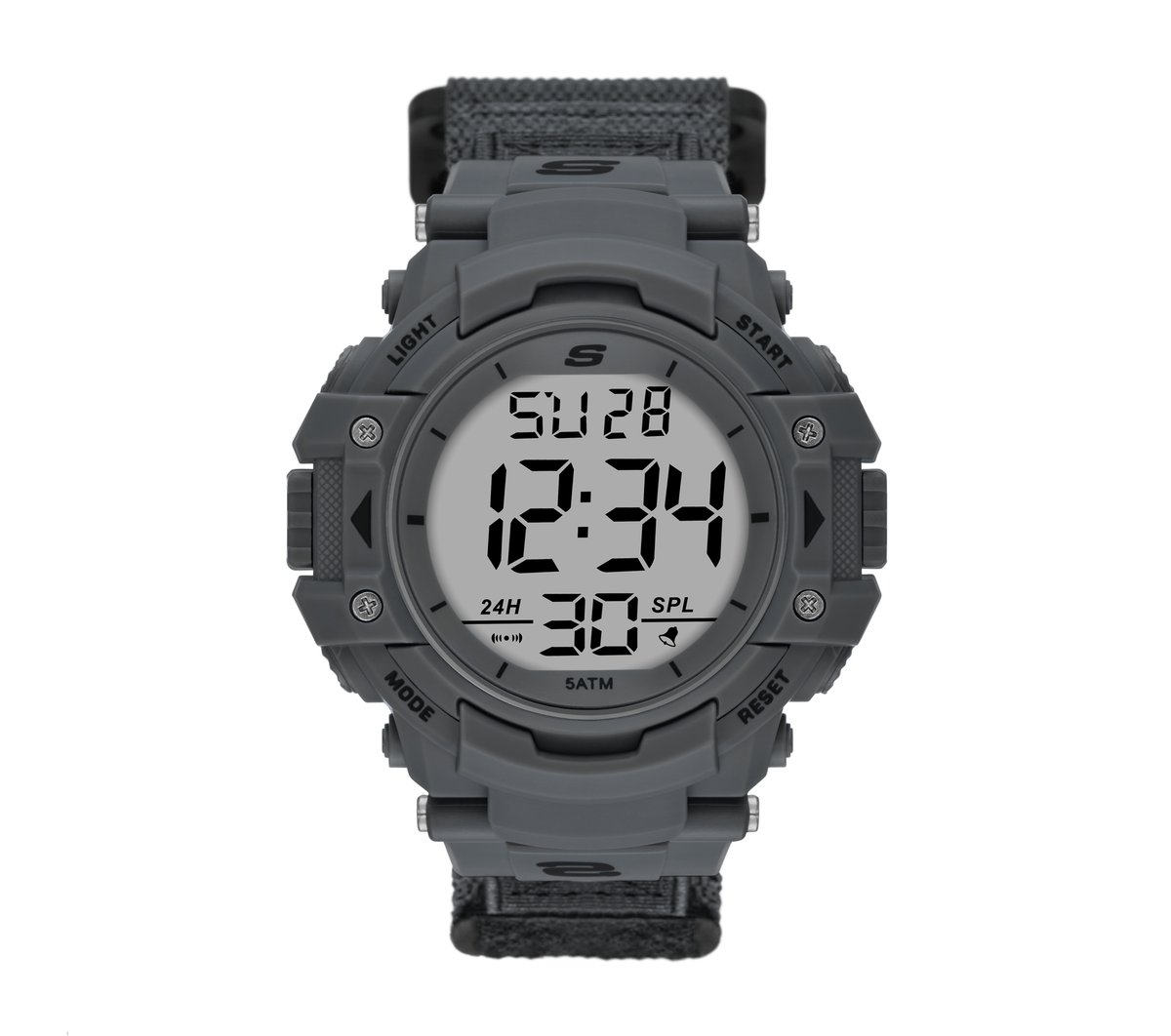 Keats Fast Wrap Digital Gray Watch