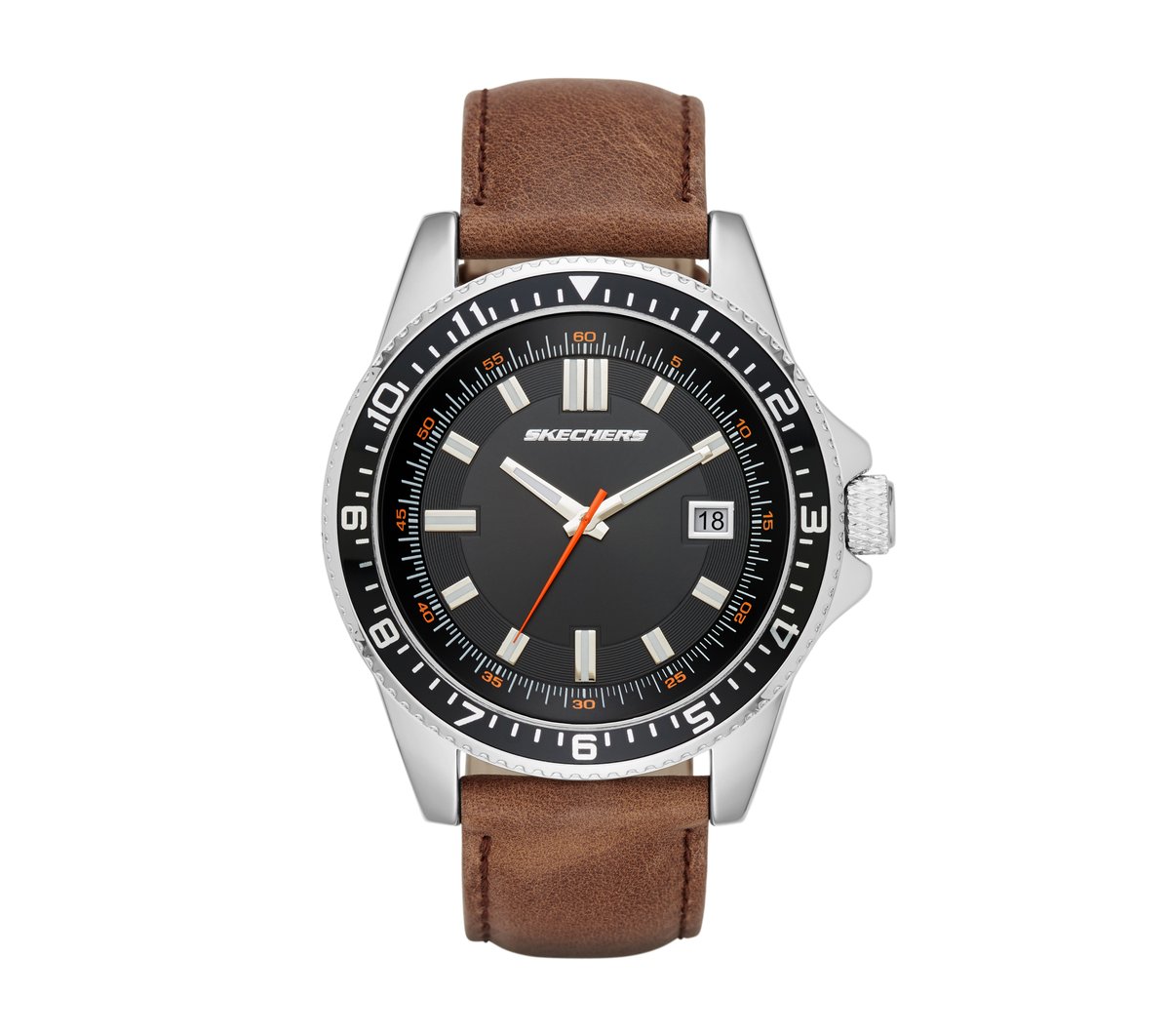 Skechers Heren Longfellow horloge CM Bruin