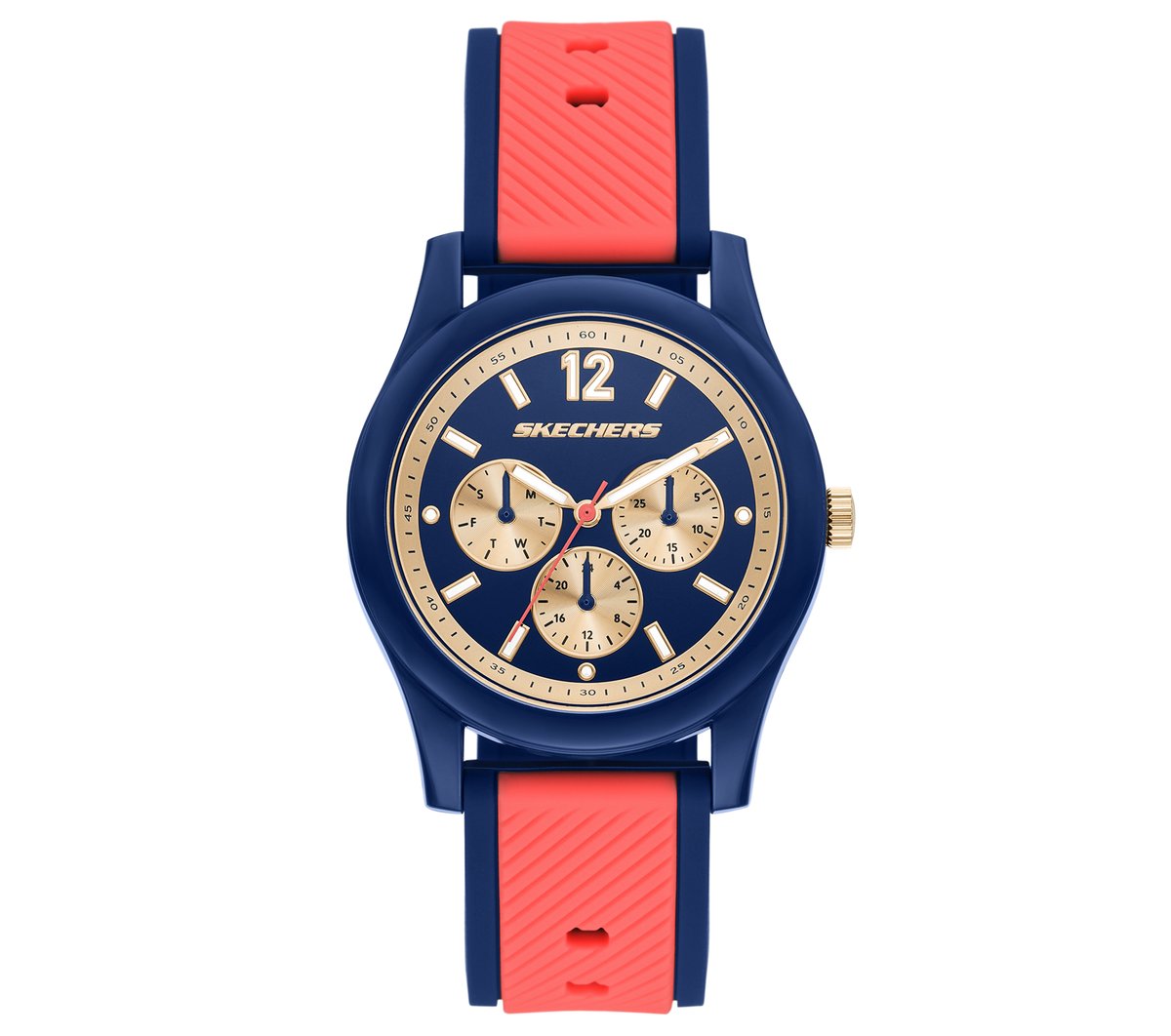 Skechers Dames Brooklake horloge CM Koraal