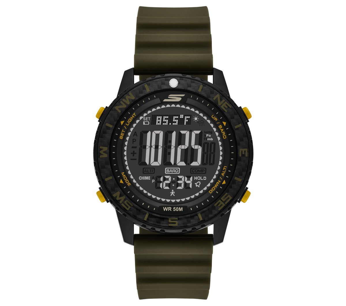 Skechers Heren Digital Advanced Sport horloge CM Groen