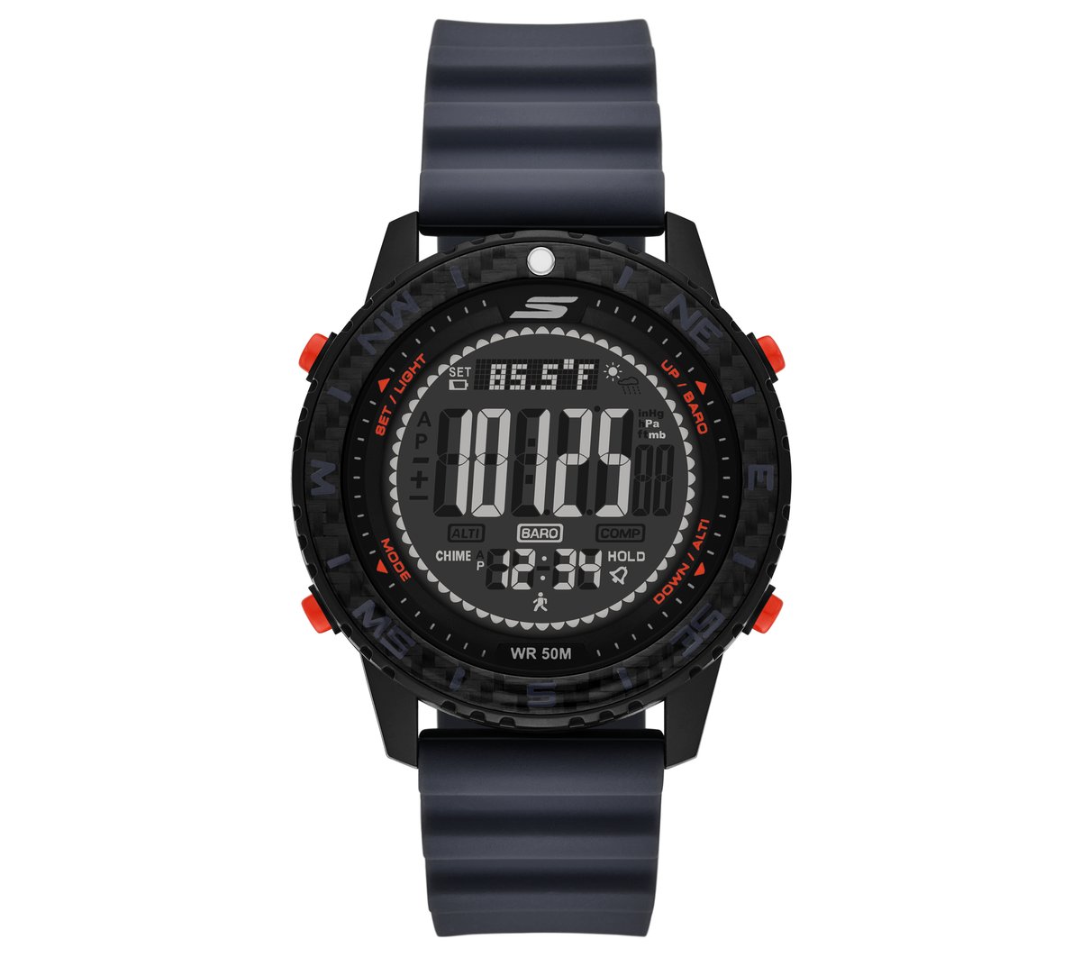 Skechers Heren Digital Advanced Sport horloge CM Blauw