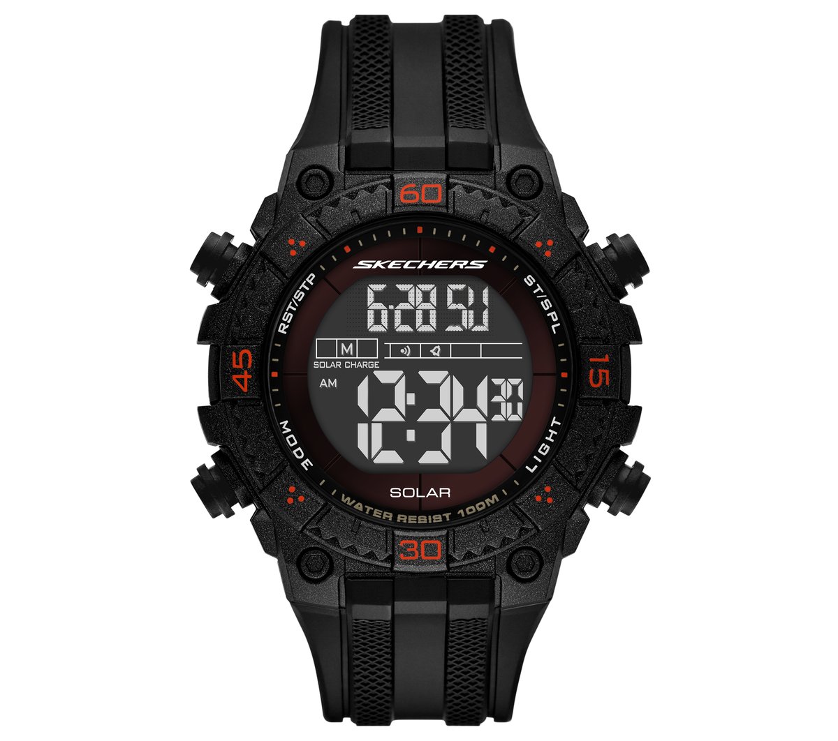 Skechers Heren Solar Digital horloge CM Zwart