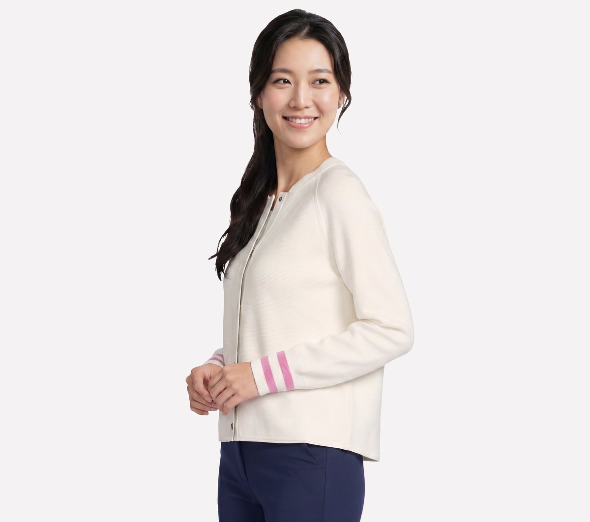 GO WALK Reflection Sweater Bomber - thumbnail 6