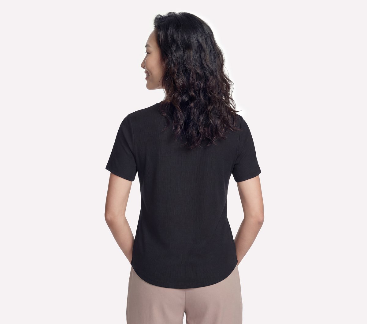 GO WALK Luxe Rib Tee - thumbnail 2