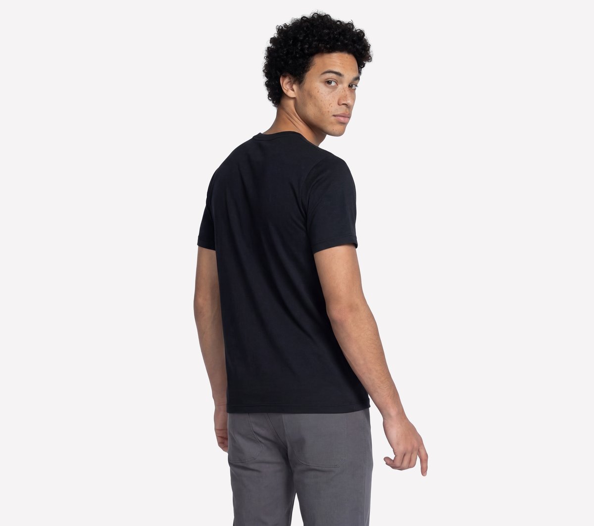 GO DRI Pima Short Sleeve V-Neck - thumbnail 2
