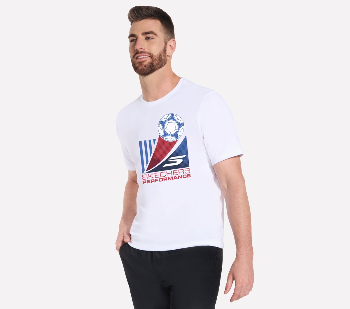 esquisegolf TIE DESIGN SHIRT TOP　ホワイト Golden Goal Tee