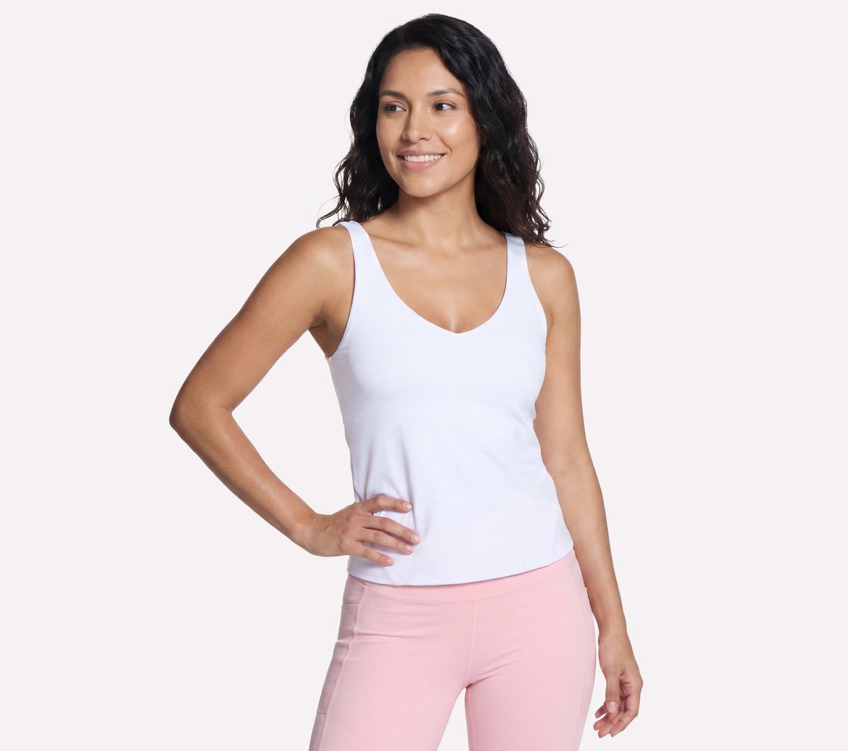 Skechers Dames GO WALK Evolution Tank CM Purper/Koraal, Maat XS