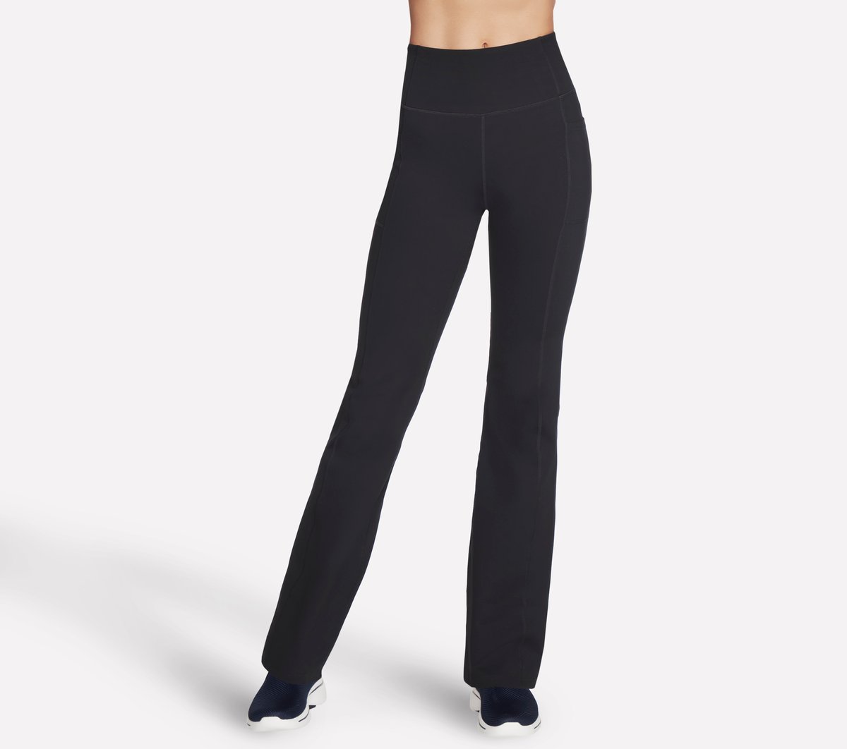 Skechers Dames GO WALK Evolution II Flare broek CM Zwart, Maat XS