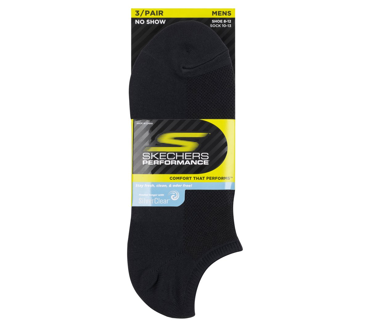 3 Pack No Show Stretch Socks - thumbnail 2