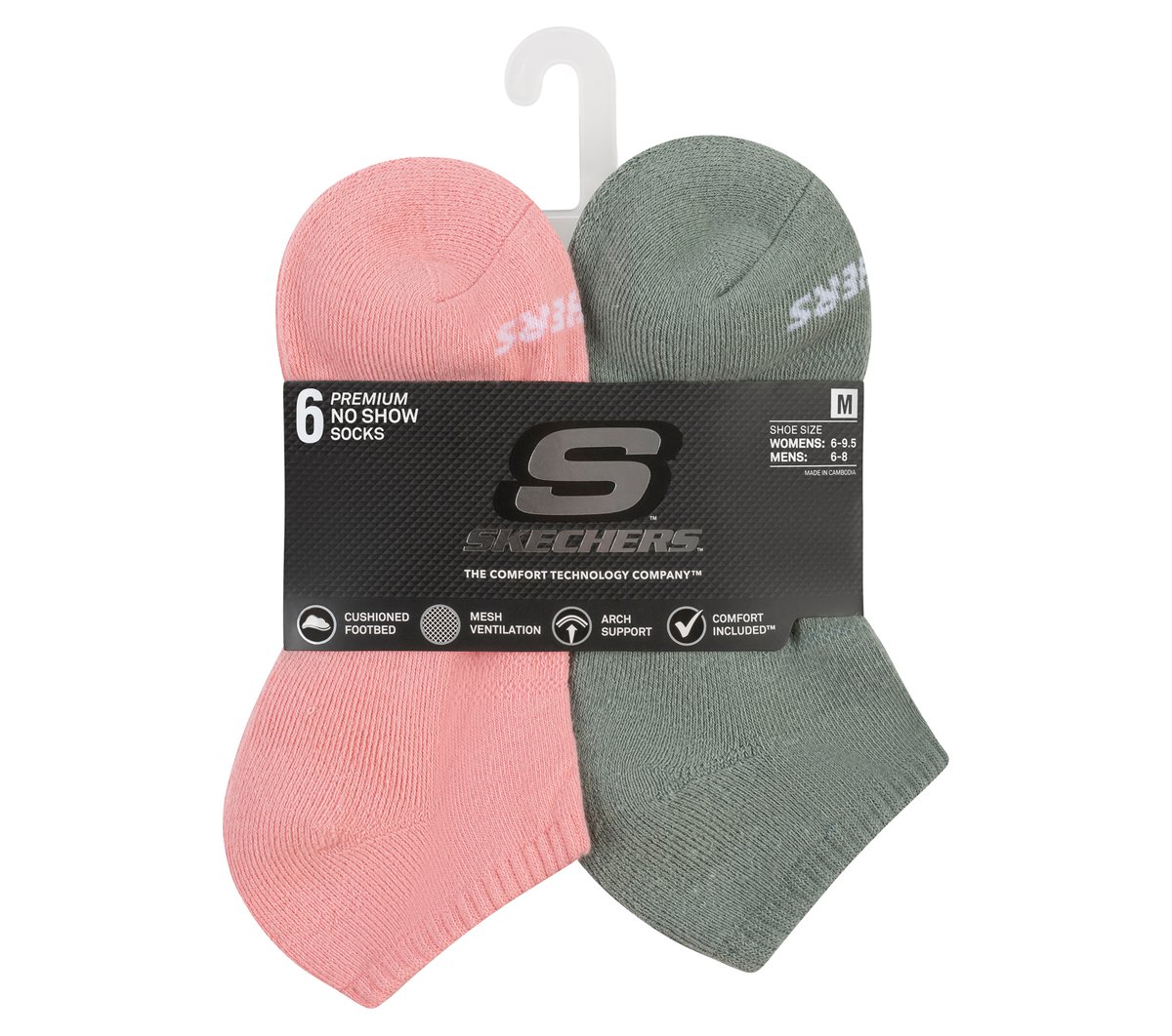 6 Pack Core Low Cut Medium Socks - thumbnail 4