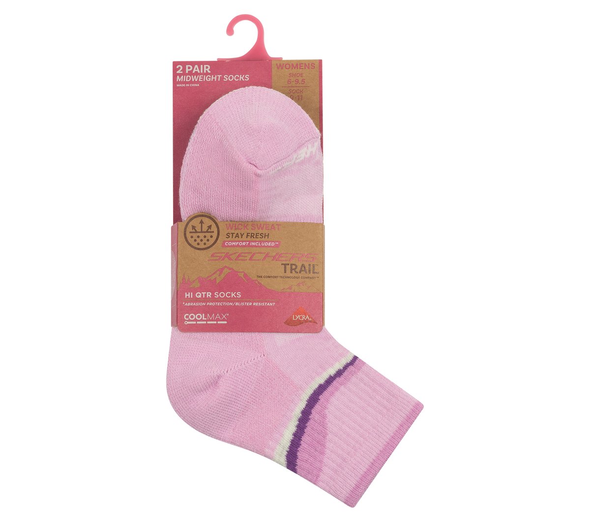 2 Pack Women's Trail Quarter Socks - thumbnail 2