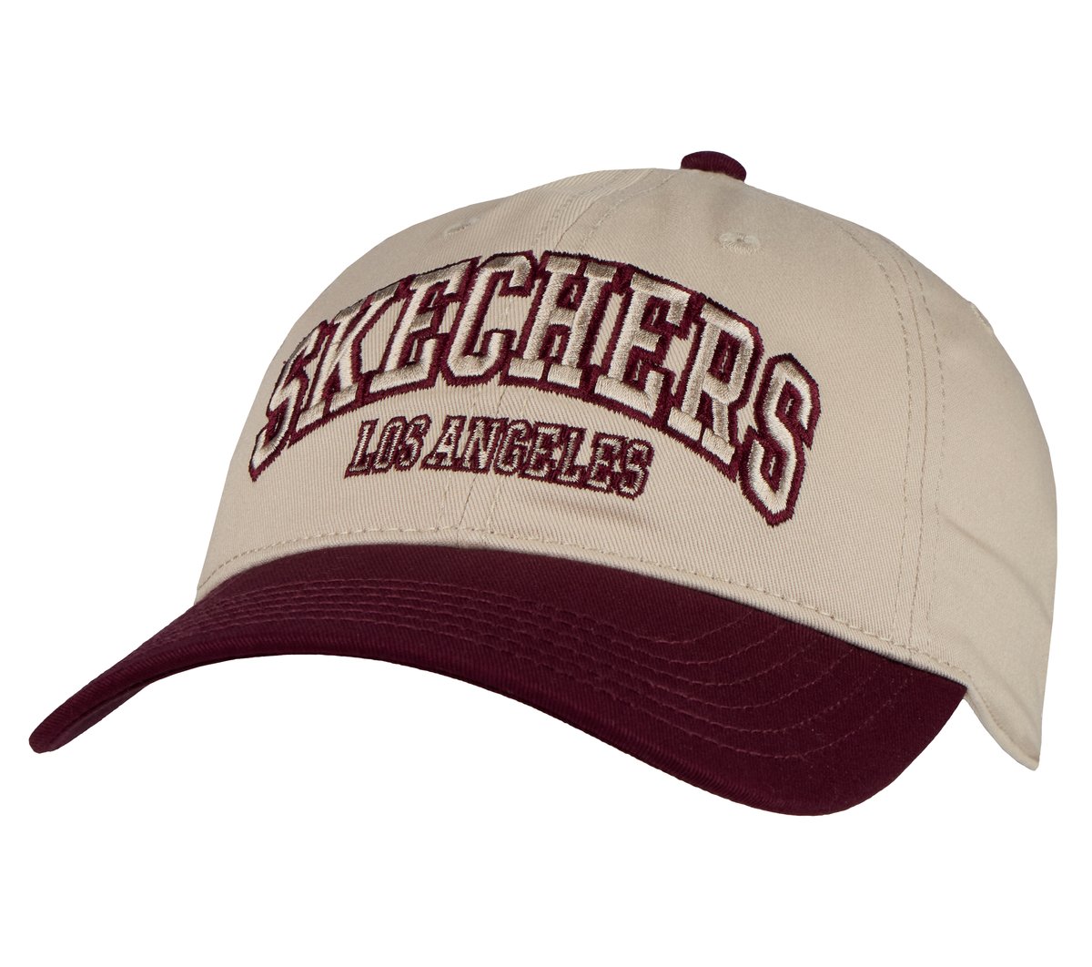 Skechers Heren Collegiate honkbal pet CM Kiezelsteen
