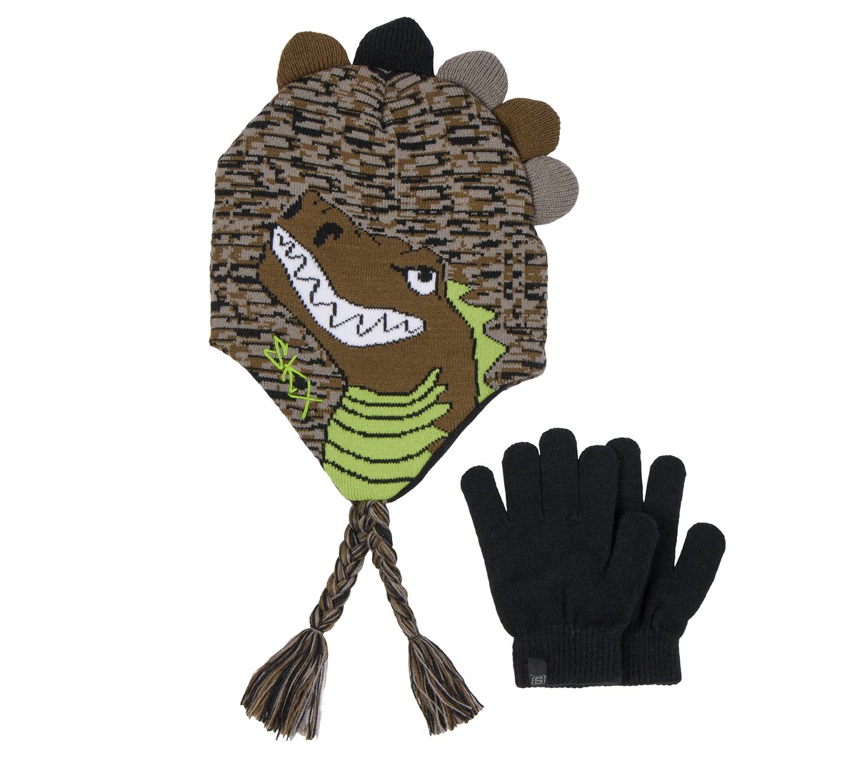 Skechers Camo Dino Hat and Glove Set in Camouflage