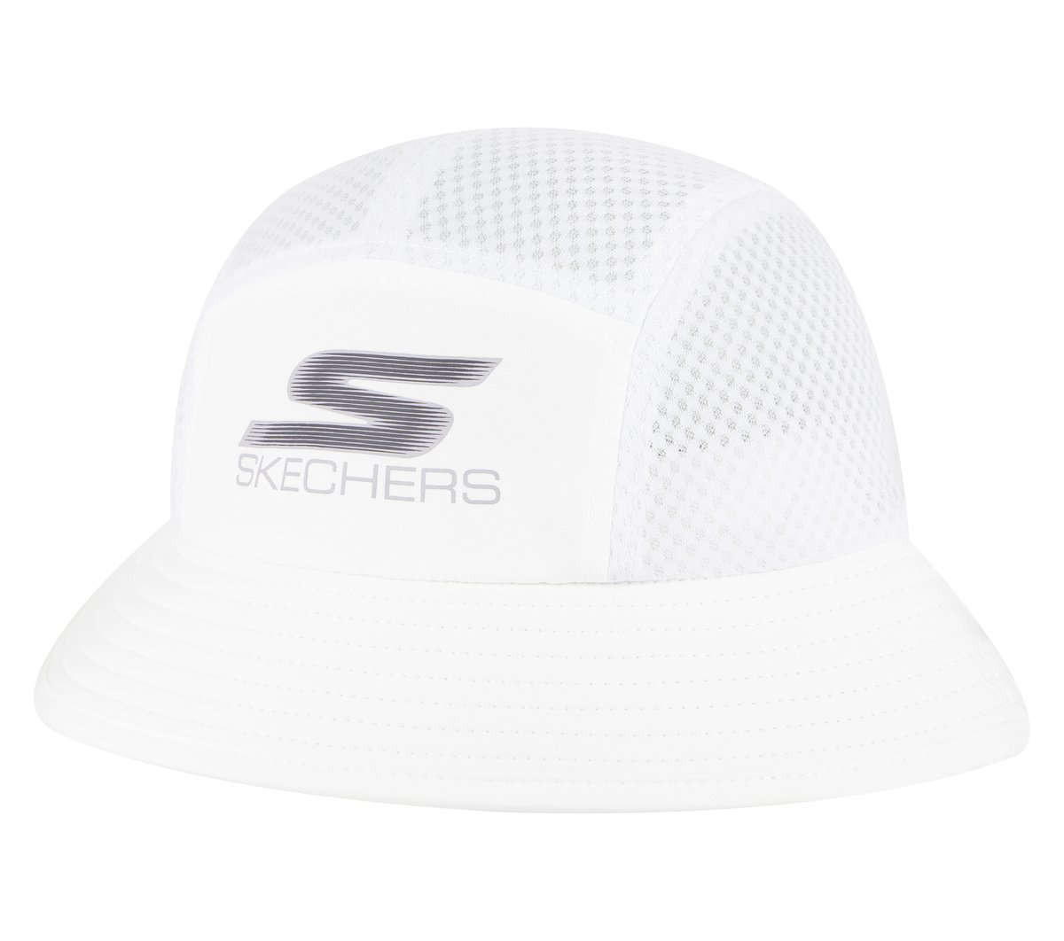 Skechers Liberated Mesh Bucket Hat w Bialy