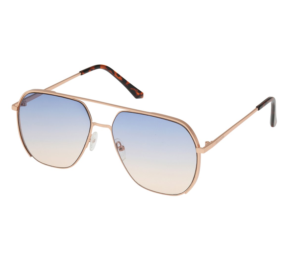 Skechers Heren Metal Aviator zonnebrillen CM Bruin