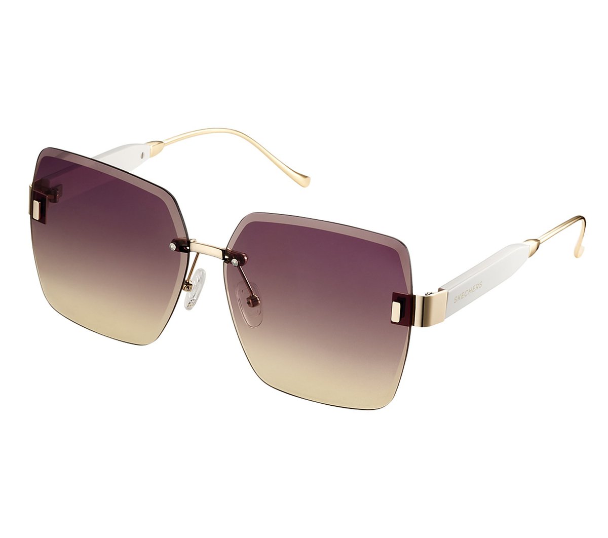 Skechers Dames Square Hardware zonnebrillen CM Goud