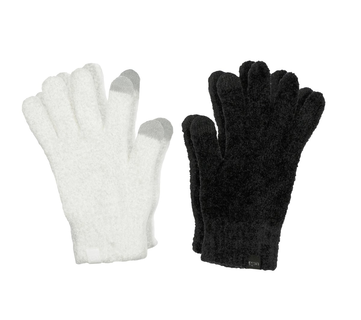 Skechers 2 Pack Feather Yarn Gloves en Rose/Brun