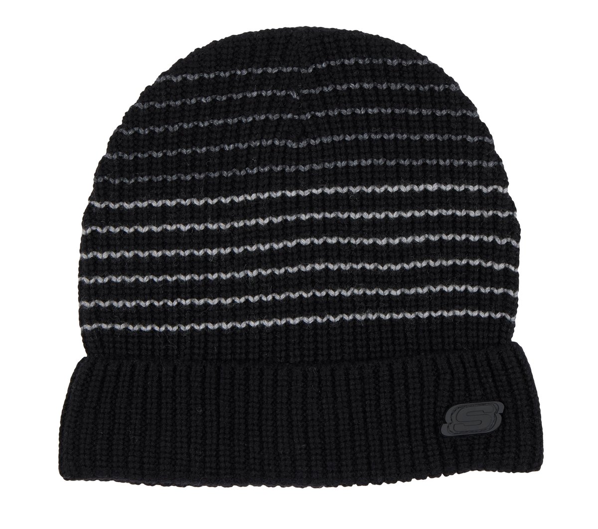 Skechers Striped Beanie CM Zwart