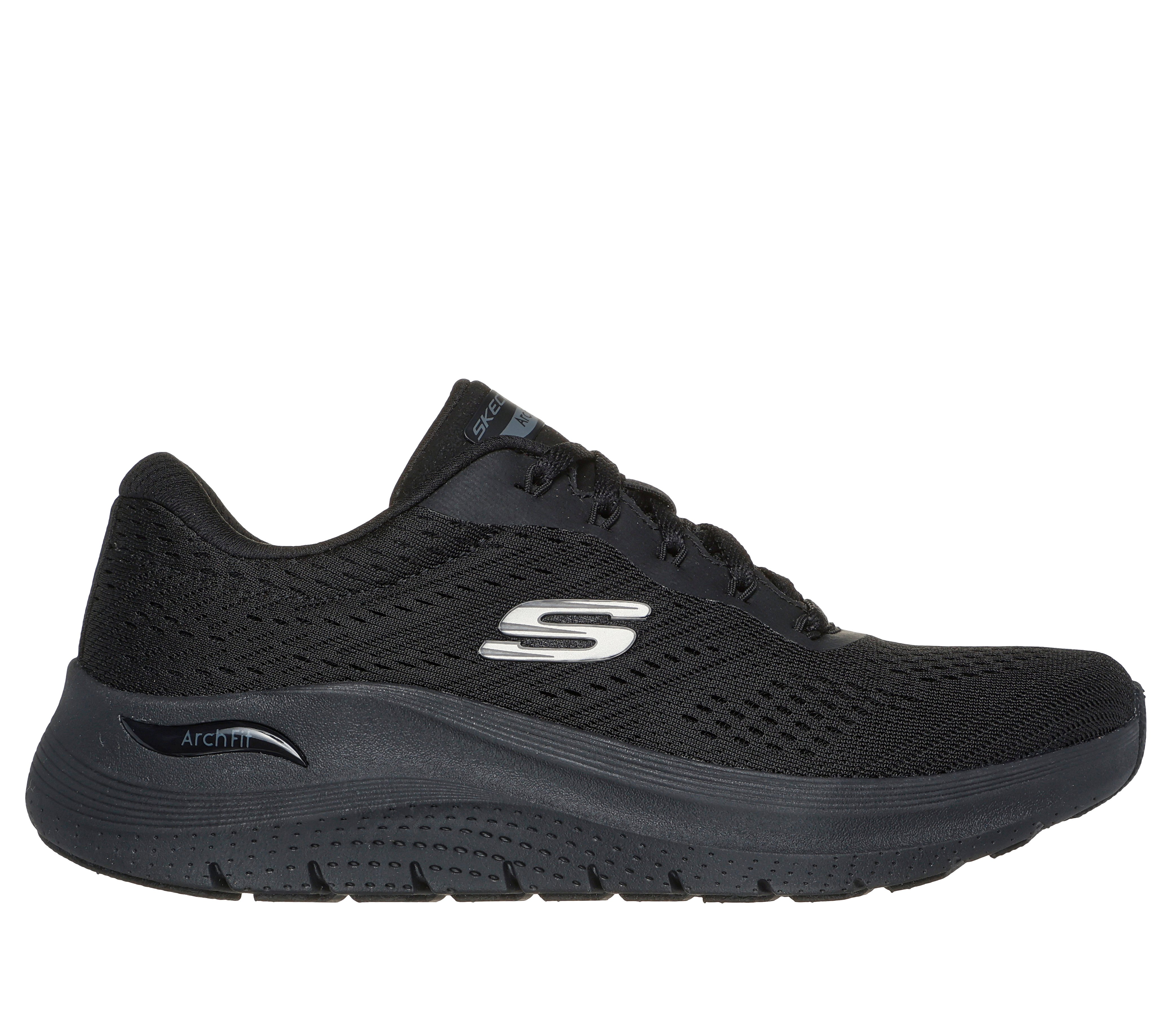 Skechers kobiety Arch Fit 2.0 - Big League w Czarny, Rozmiar 38, Vegan Sneakersy - 196989966540-BBK