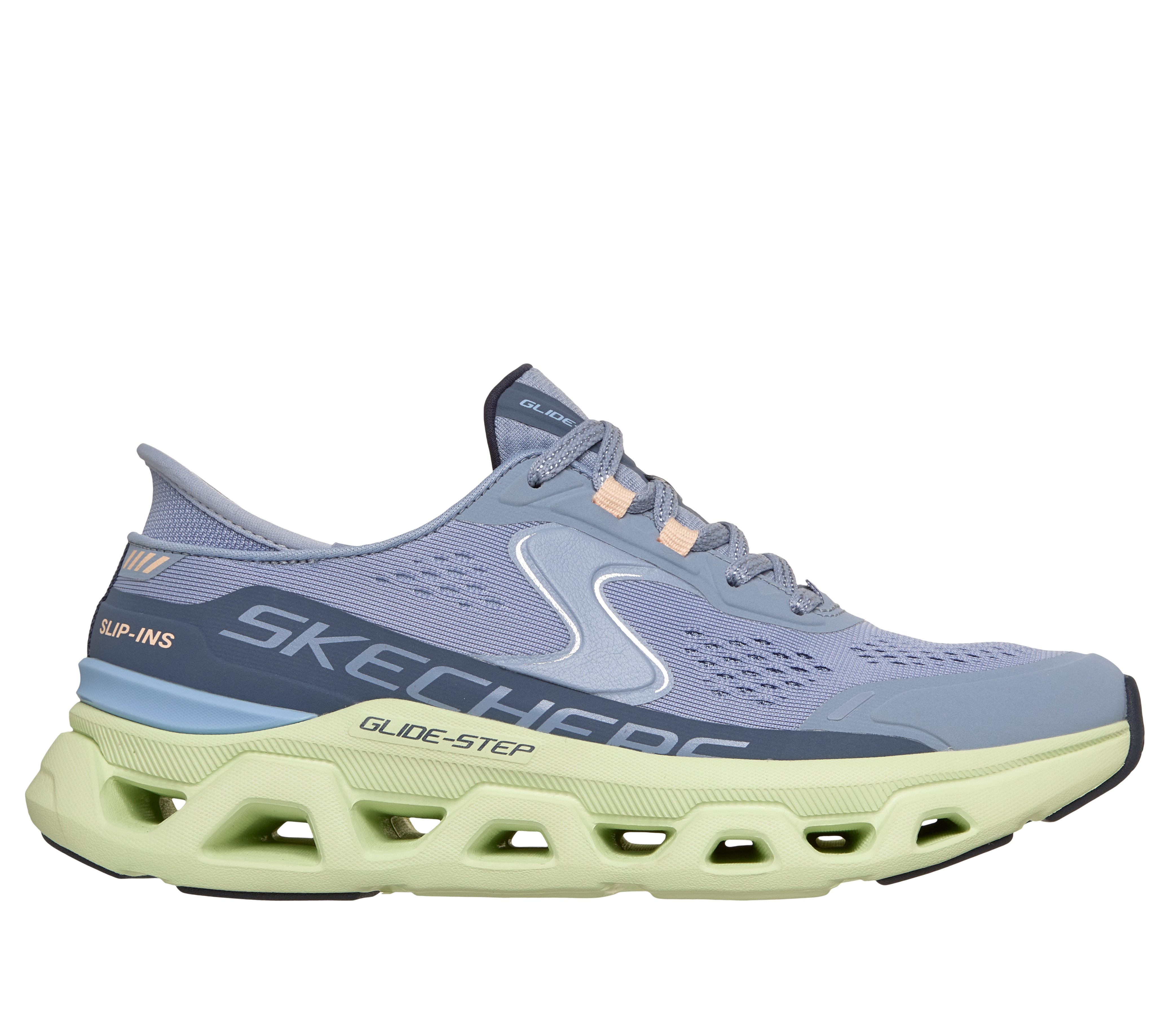 Skechers Donna Slip-ins: Glide-Step Altus Sneaker in Blu, Taglia 38, Vegan, Lavabile in lavatrice - 197976188112-BLMT