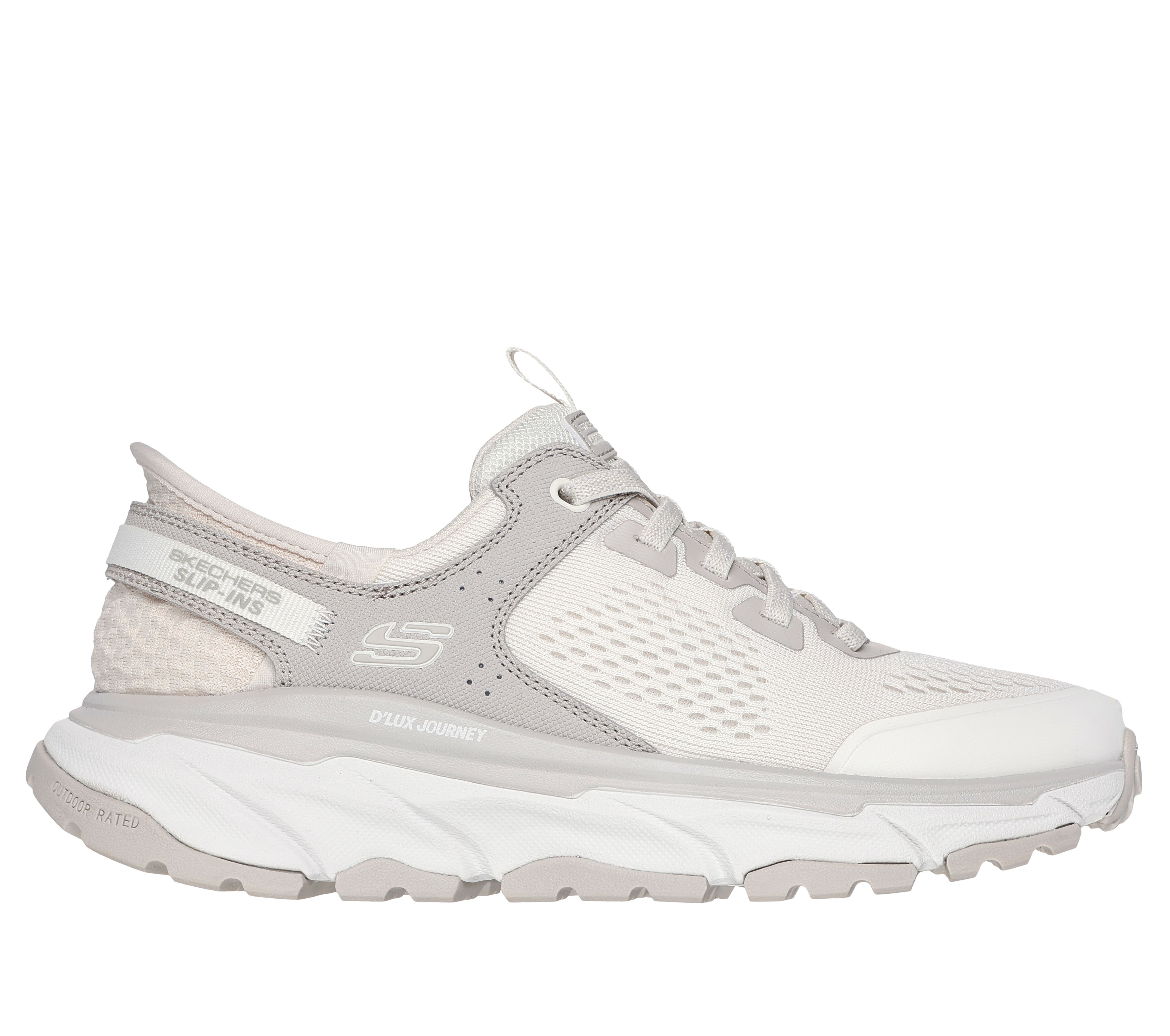 Skechers Slip-ins Relaxed Fit: D'Lux Journey - Newaygo Shoes in Nature Brown/Gray - 180225