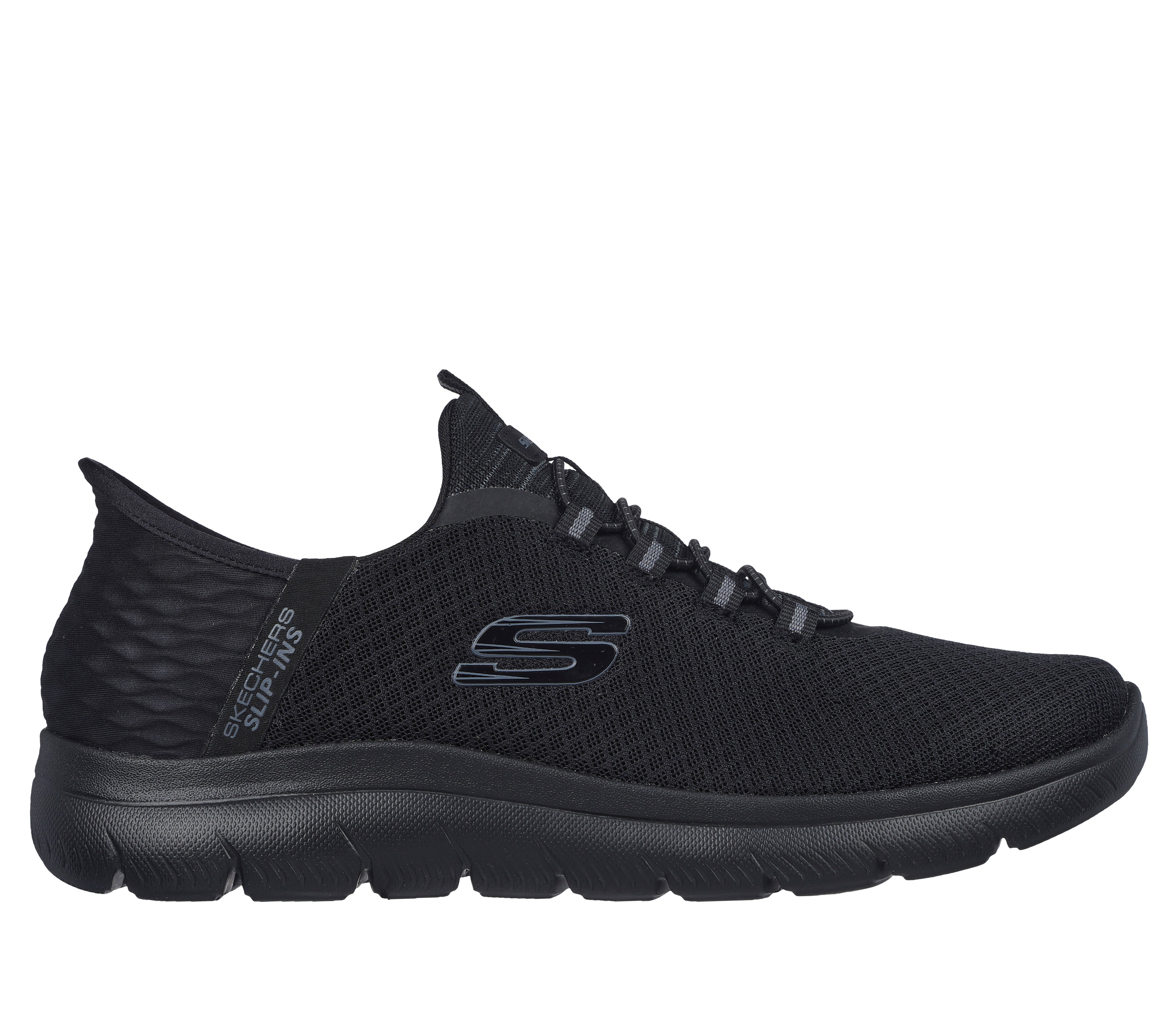 Skechers Slip-ins: Summits - High Range en Negro, talla 45, Vegan