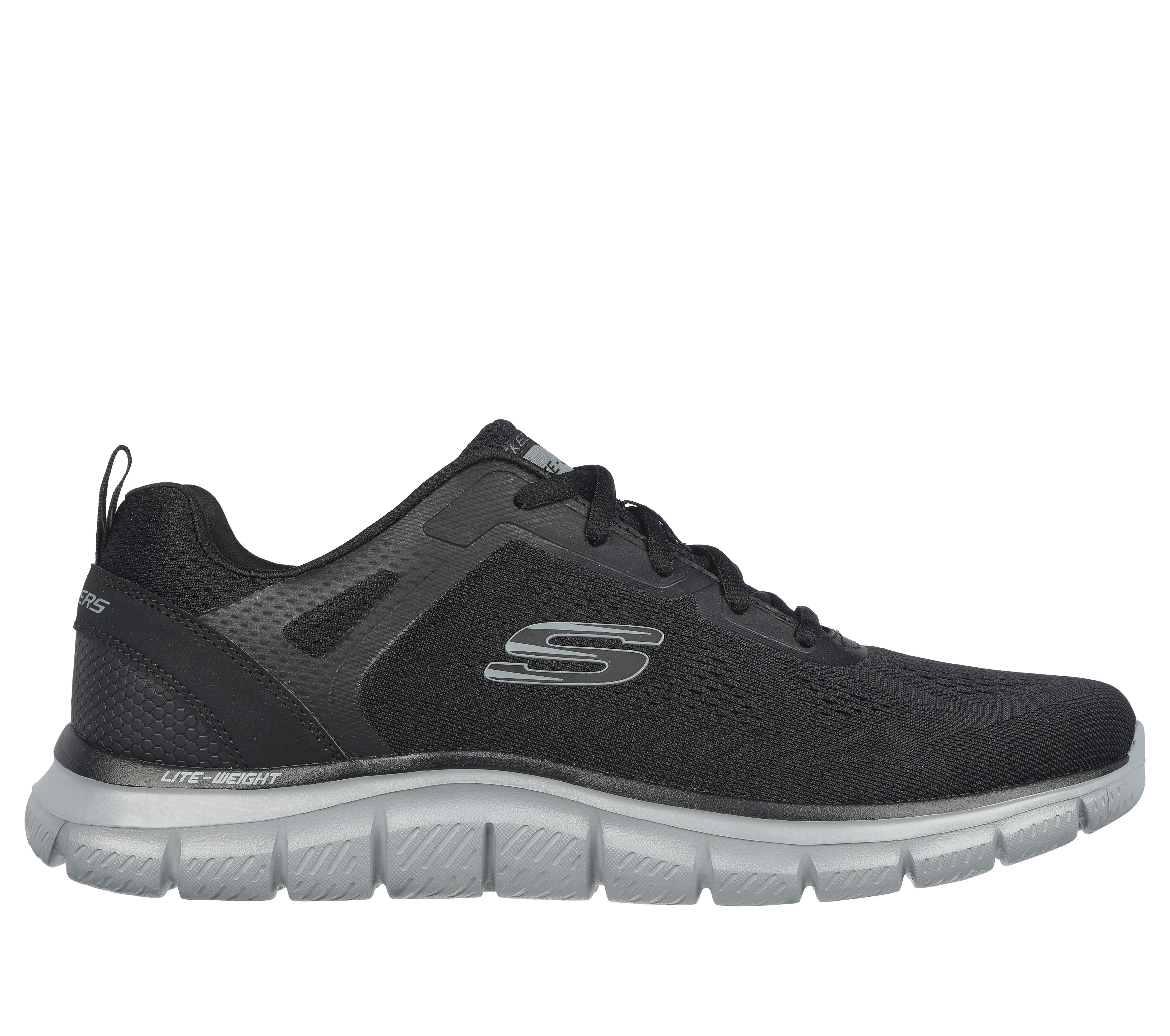 Skechers mężczyźni Track - Broader w Czarny/Grafitowy, Rozmiar 44, Vegan Sneakersy - 196989490465-BKCC