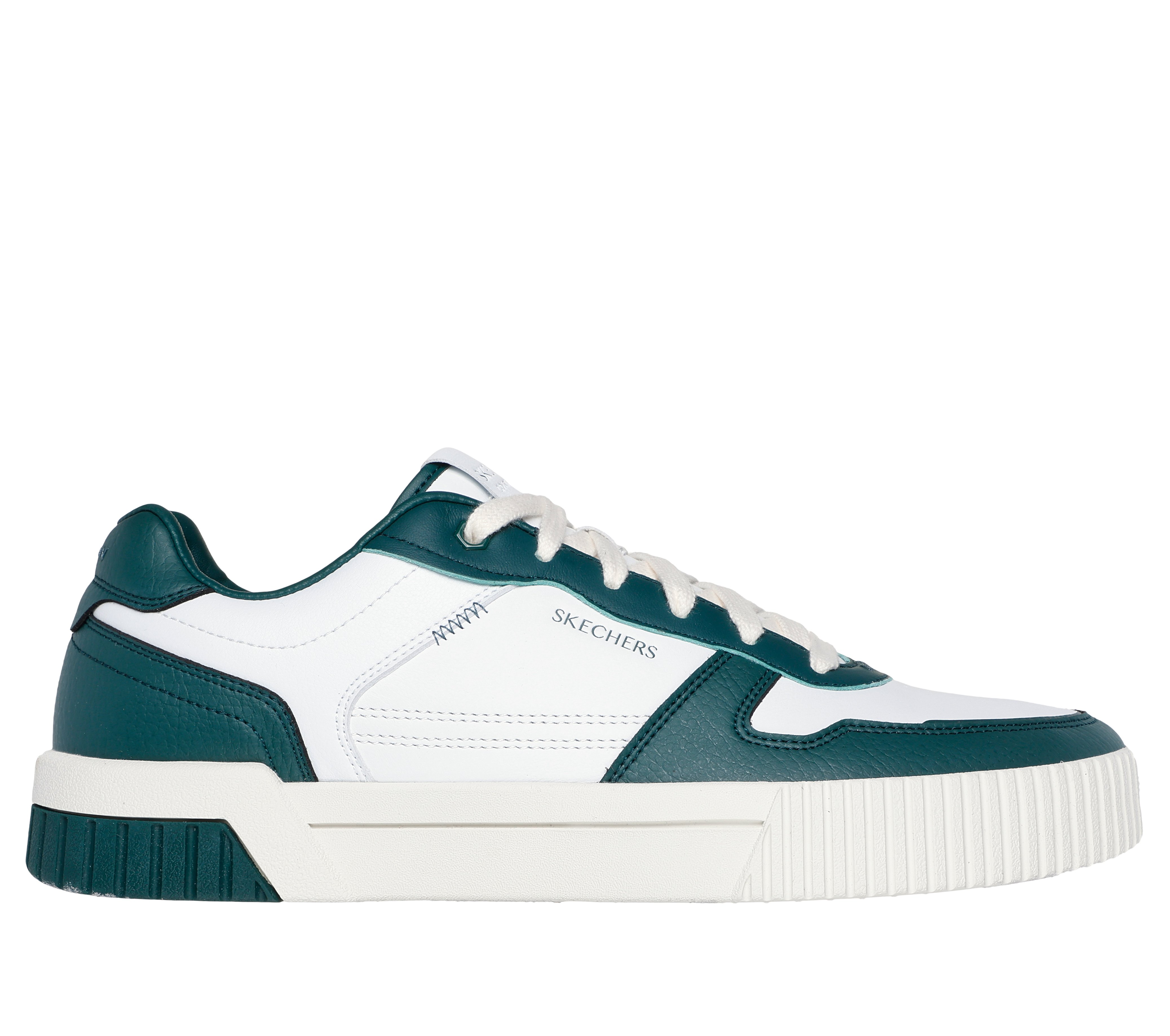 Skechers Jade - Strane en Blanco/Verde - 254043