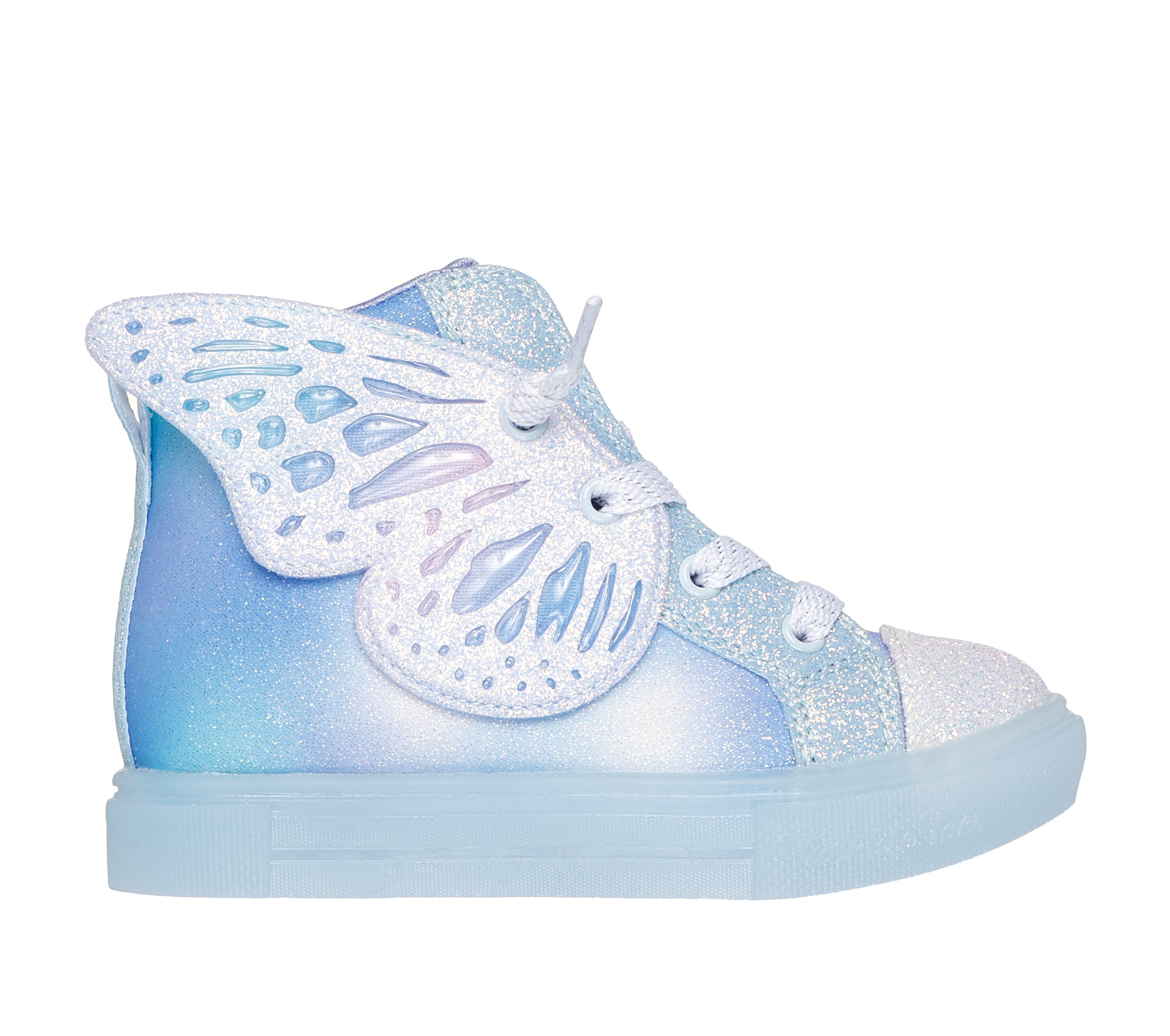 Skechers Dziewczęce Twinkle Toes: Twinkle Sparks Ice w Niebieskofioletowy, Rozmiar 24 Sneakersy - 198376361501-PWMT