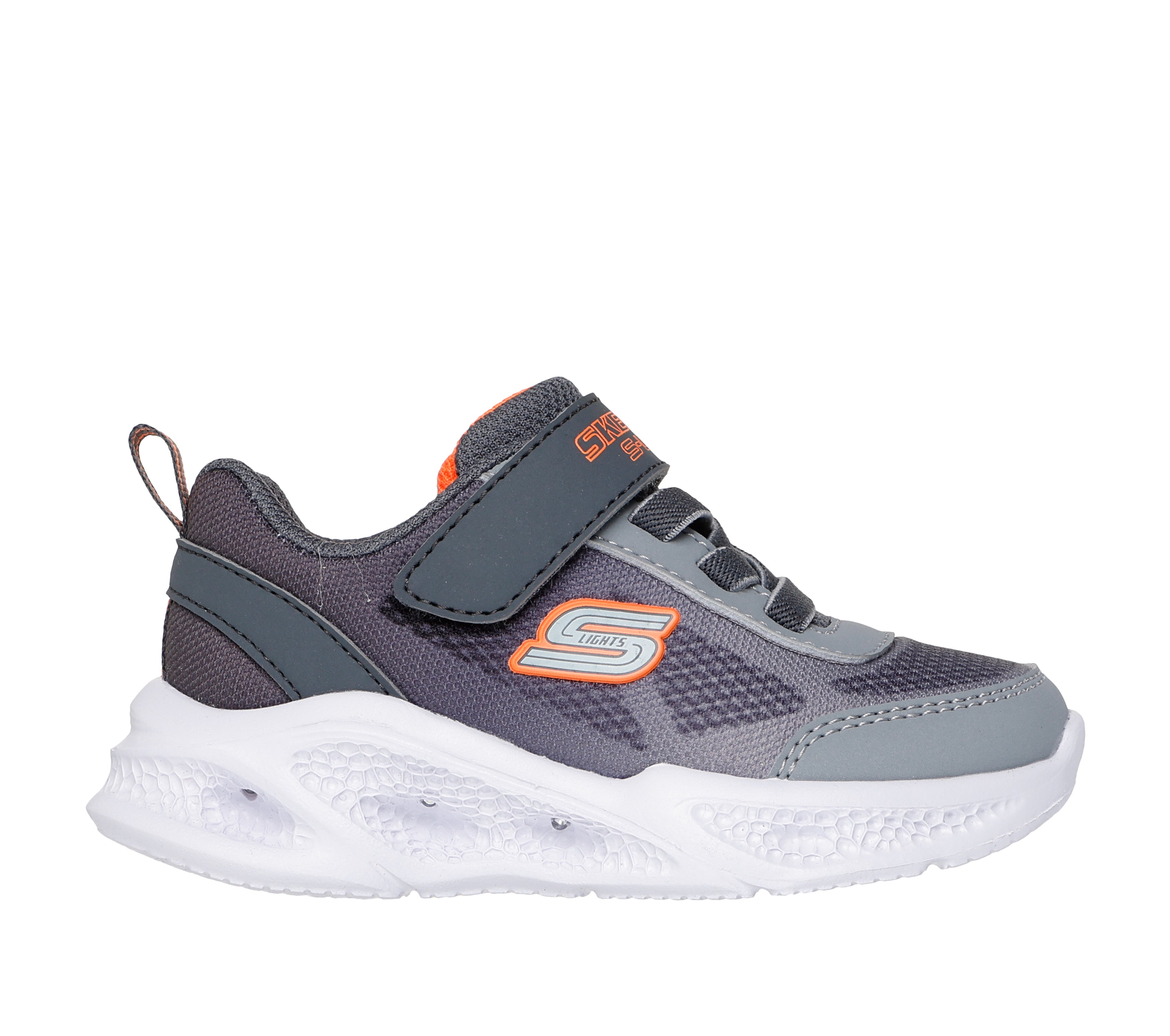 Skechers Dzieci Meteor-Lights - Krendox w Grafitowy, Rozmiar 24 Sneakersy - 198376621018-CCGY