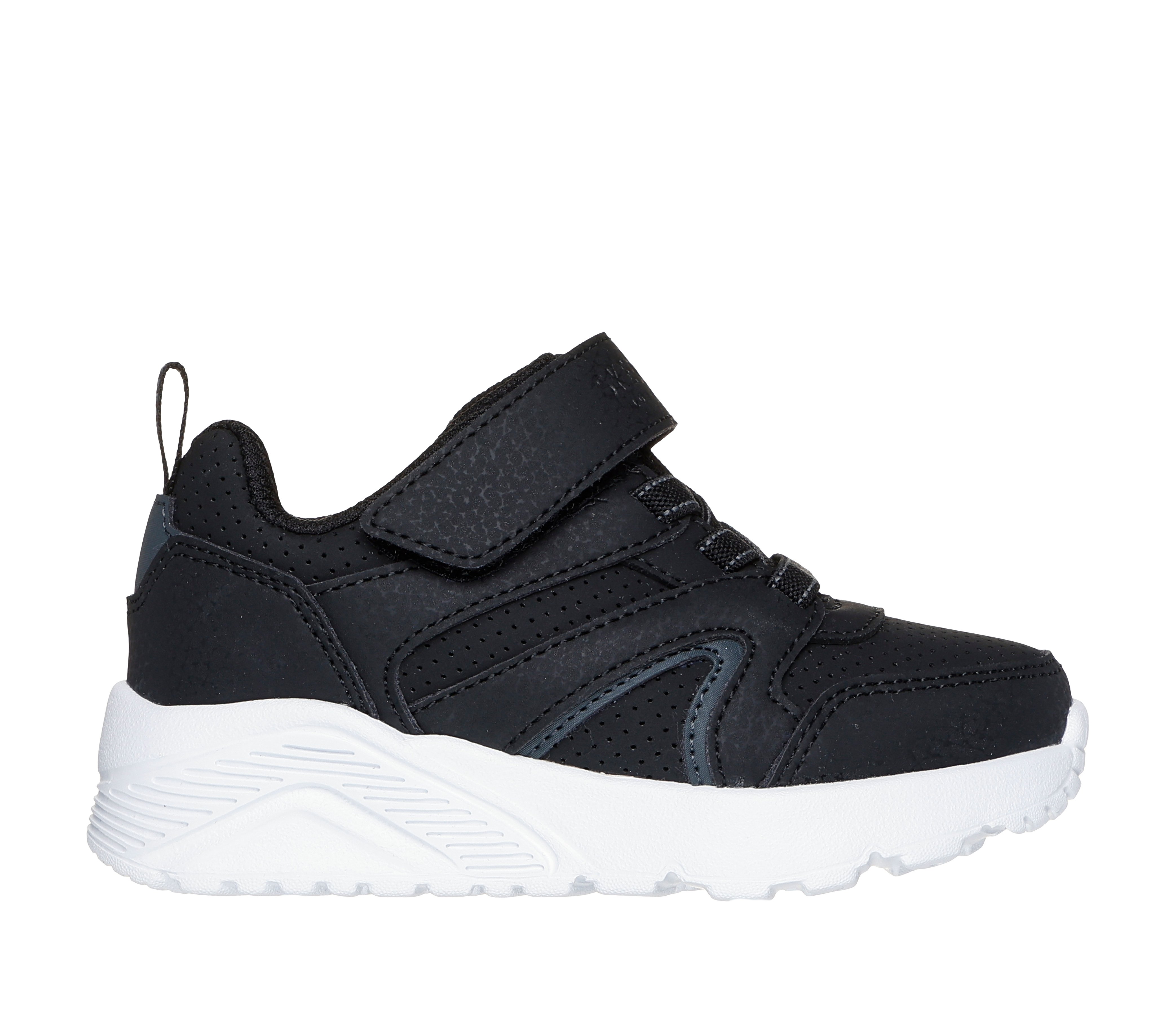 Skechers Uno Lite - Echo Surge Shoes Moyen Width en Noir/Blanc, Pointure 24, Lavable en machine - 197976540729-BKW