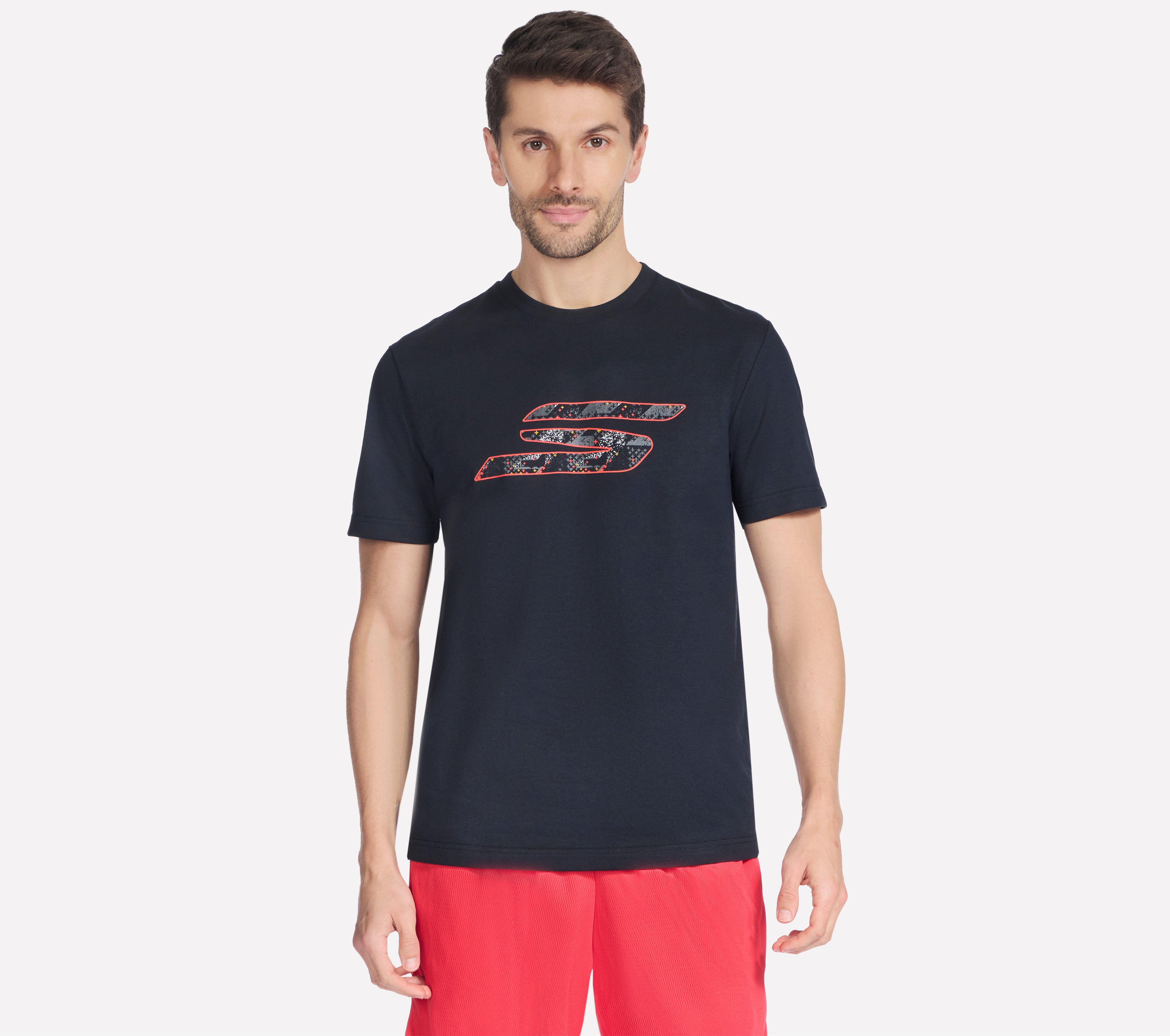 Skechers mężczyźni Harry Kane Icon Graphic koszulka w Czarny, Rozmiar Large