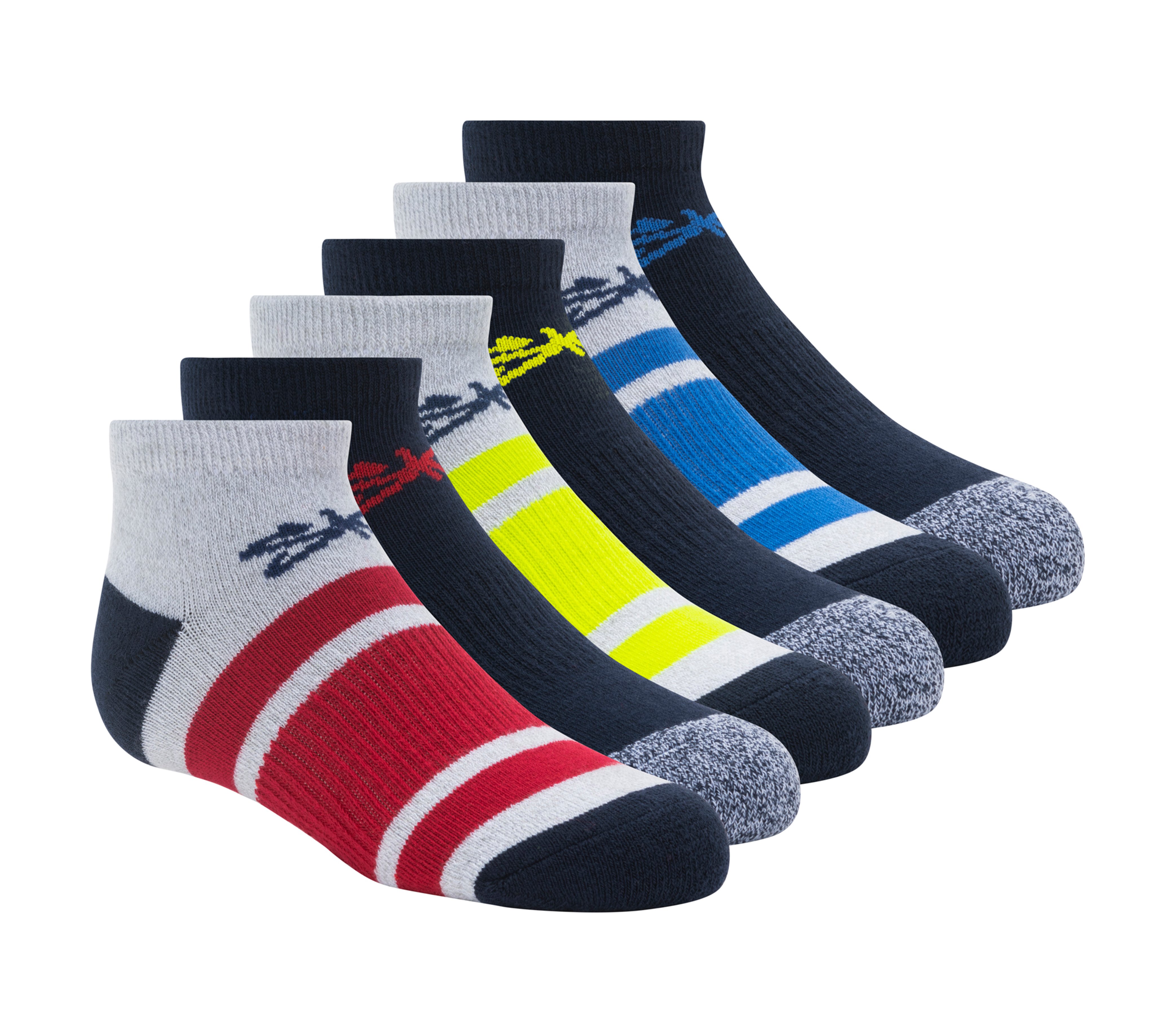 Skechers Low Cut Super Soft Socken - 6 Pack in Mehrfarbig, Größe Klein